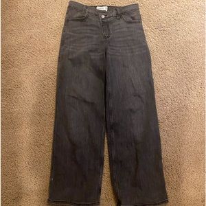 ABERCROMBIE KIDS WIDE LEG HR JEANS